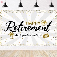 Retirement Party Decorations 70.8 x 43.3 Inch Retirement Backdrop Retirement Banner Retirement Party
