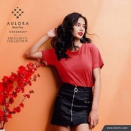 [ Free Gift ] Fortune Red Colour Aulora Basic Top with Kodenshi 100% Original