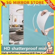 mirror full length/acrylic mirror/soft mirror/wall mirror/full length mirror/mirror sticker ECXA