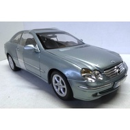 1:18 Mercedes CLK Class Coupe SILVER-BLUE RARITY Genuine Mercedes-Benz (ORIGINAL) B66962192