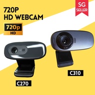 [SG]C270 HD Webcam, C310 HD Webcam Widescreen HD Video Calling, HD Light Correction, Noise-Reducing 