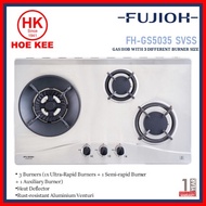 Fujioh FH-GS5035 SVSS 3-Burner Stainless Steel Hob