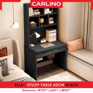 พร้อมส่ง CARLINO : ชุดโต๊ะทำงาน โต๊ะอ่านหนังสือ โต๊ะคอมพิวเตอร์/ ELLA Study Table