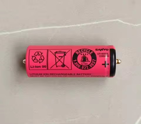 UR18500L 3.7V 1200mAh lithium battery for Braun Razor 5 Series 6 Series 7 Series 9 Series