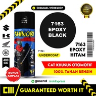 Cat Semprot Shinobi Epoxy Black pilok motor epoxy hitam 7163