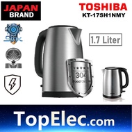 TOSHIBA JUG KETTLE KT-17SH1NMY 1.7 LITTLE SUS304 FOOD GRADE STAINLESS STEEL kettle TOPELEC AIR PANAS