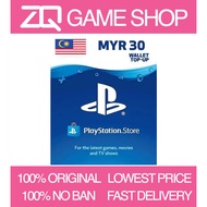 Malaysia PSN MY PlayStation Game Gift Card RM30 50 100 200 MYR [Instant]