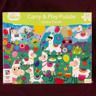 Jr Jigsaw Carry & Play Puzzle Llama Fiesta