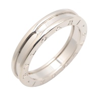 【二手】寶格麗BVLGARI B-zero1 戒指，單環，346566，K18WG（白K金），B-zero1 戒指，單環，男女通用，二手 A