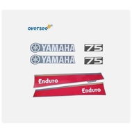 Top Cowling Sticker Kit 75HP For Yamaha Outboard Motor Graphics 75HP 2 Stroke