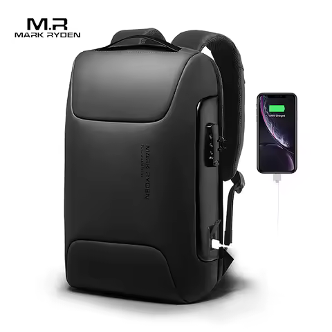 MARK RYDEN Anti Theft Backpack Men Multifunctional USB Water Repellent (15.6")