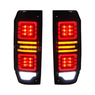 Car LED Tail Lights Rear Lamp Brake Reverse Dynamic Turn Signal Taillight For Toyota Land Cruiser LC