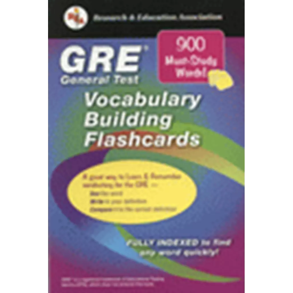 GRE General Test : Vocabulary Building Flashcards