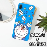 G31 - HUAWEI NOVA 3i Silicone - HUAWEI NOVA 3i pro camera Softcase - DORAEMON Motif - Flexible rubbe
