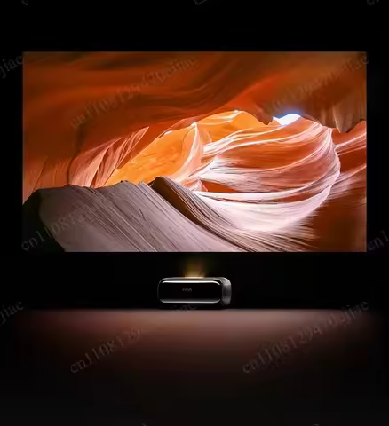 JMGO O2 Ultra 4K UHD Ultra Short Throw Laser Projector 2800 CVIA Lumens Three-Color Laser TV MEMC Ho