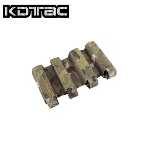 KDTAC FERRO STYLE Turnover - Quad SMG Small 9mm AIRSOFT MAG Glock H&K MP5 MP9 ARP9