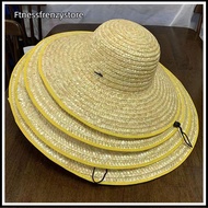 [FF] Sunshade Hat Straw Hat Farmers Outdoor Sunblock Hat Pastoral Agricultural Sunblock Hat [TH]
