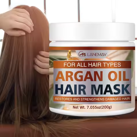Argan Oil Hair Mask – Deep Restoring Treatment for Damaged Hair Repair and strengthen your hair.