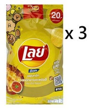 樂事 - Lay's泰國香辣魷魚味薯片 48g x 3