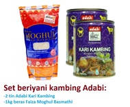 Set Kari Kambing Adabi dan Faiza Moghul Basmathi