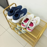 Shoe Rack Shoe Storage Rack Rak Kasut Besi Modern Luxury Big Capacity Large Size Metal Steel Shoe Rack Wide Organization