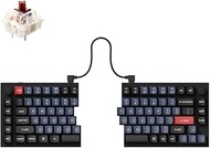 Keychron Q11 QMK/VIA TKL Split Keyboard, 75% ANSI, Hot-Swappable, Wired, Full Aluminium Housing, PBT