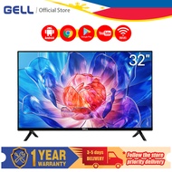 GELL 32 inch SmartTV Flat screen 24 inches led tv Frameless Television 32 inch monitor HDMI AV USB