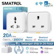 EWeLink APP 16A Smart Home Plug UK/US Universal Socket Universal Plug WiFi Travel Adapter Conversion