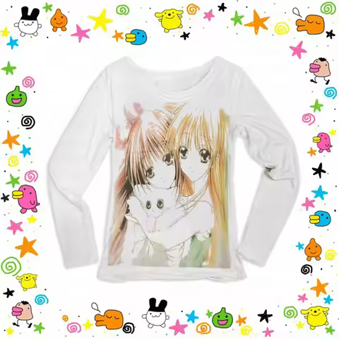 2000s Long sleeves Tops Women's Woman Clothes 90s Clothes Vintage Female Clothing long Top Women Aes