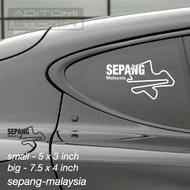 Track #36 Sepang Circuit Malaysia sticker