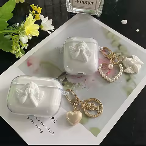 lucky cartoon case For airpods 2 Cases cute airpods pro 2 case airpod 3 Silicone clear Earphone cove