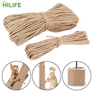 20M/50M/100M Natural Sisal Rope for Cat Tree DIY Scratching Post Toy Desk Legs Binding Rope Cat Climbing Frame Cat Sharpen Claw