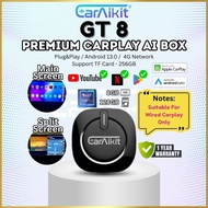 <CarAikit> GT-8 Carplay Ai Box 8GB+128GB Android 13 automobiles Android system Wireless Apple Carpla