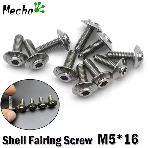 M5X16 Motorcycle Shell Fairing Screw For BMW R1200GS R1250GS S1000RR S1000XR K1600GTL K1600B F750GS 