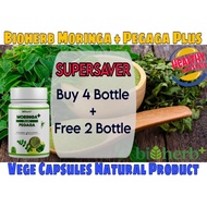 [ORIGINAL]  Bioherb Moringa Plus Pegaga Capsules Merawat Kolestrol Darah Tinggi Kesihatan Jantung