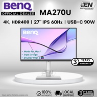 [𝗡𝗲𝘄] BenQ MA270U I 27" 4K Nano Matte Monitor I Made for Mac I USB-C 90W I Ergo Design