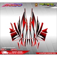 YAMAHA NOUVO VARIATION STRIPING YAMAHA NOUVO MOTORCYCLE VARIATION STICKER LIST