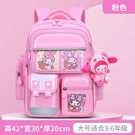 Schoolbag Anime Sanrio Plush Toy Cinnamoroll Backpack Children Girl Boy Black Blue Schoolbag Kawaii