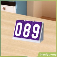 [BlesiyaMY] Sports Scoreboard Rotating Scoreboard Tabletop Scoreboard 3 Digit Score Keeper for Volle