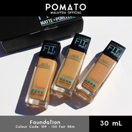 Maybelline Fit Me Matte + Poreless Liquid Foundation 30mL (Fair Colour Code 109 - 130)