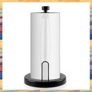Paper Towel Holder Countertop Paper Towel Stand with Ratchet System for Kitchen Bathroom Black