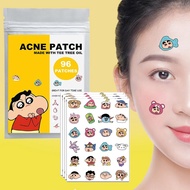 Cartoon Acne Patch Colorful Crayon Shin Pe Patches Chan Pimples Acne F4l2