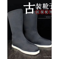 Ancient Costume Boots Ancient Style Shoes Hanfu Boots Ancient Official Boots Scholar Black White Red