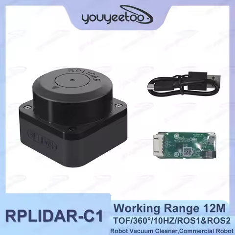 SLAMTEC RPLIDAR C1 Lidar Sensor TOF 12M Ranging 360 ° Scanning For Robot Positioning, Mapping, Navig