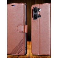 Suitable for OPPO Reno9Pro 5G Phone Case Shock-resistant Business Wallet Flip-top Leather Case Men W