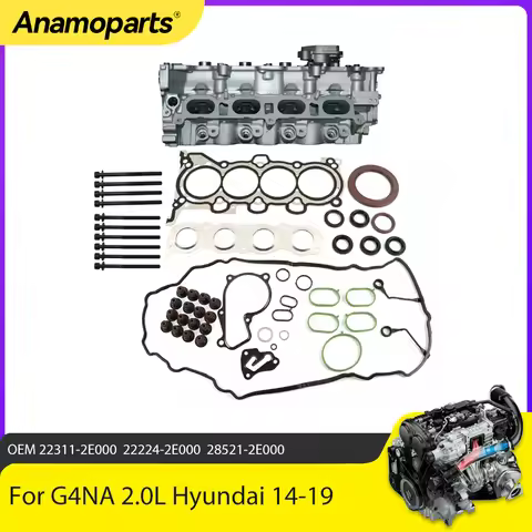 Engine Parts Cylinder head full gasket set Fit 2.0 L for G4NA 2.0L Hyundai 14-19 22311-2E000 22224-2