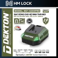 [NEW] ĐẾ SẠC PIN DEKTON 2.0A M21-S20XPRO - SẠC CHÂN PIN M21 CHÂN PIN PHỔ THÔNG - HÀNG CHÍNH HÃNG