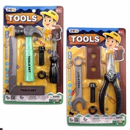 Kids Tool Set Mechanic Toys Suitcase Kids Toolbox Mainan Spanar Pretend Playset kids toys for boy Ed