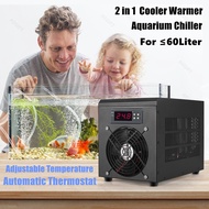 60L Aquarium Chiller Or Cooler Warmer Water Semiconductor Temperature Control For Marine Fish Tank C