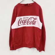 古著可口可樂紅色衛衣/運動衫，RED8/10